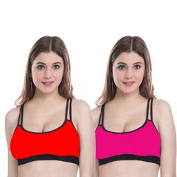 Samvar Multi Cotton Non-Wired Non Padded Minimizer Bra image 5