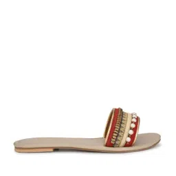 Aady Austin Women's Red Ethnic Sandals-picture-29