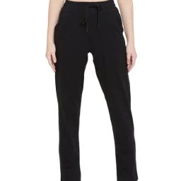 StyleStone Black Cotton Mid Rise Track Pants-picture-30