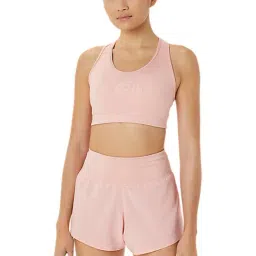 Asics Pink Plain Sports Bra-picture-36