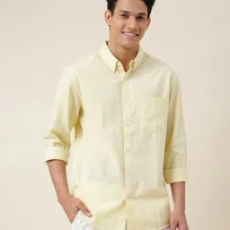 Fabindia Yellow Slim Fit Shirt-picture-15