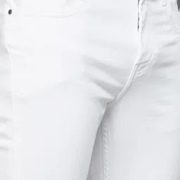 BOSSINI White Carrot Fit Lightly Washed Jeans image 4