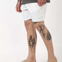 Bewakoof White Cotton Regular Fit Printed Boxers image 3