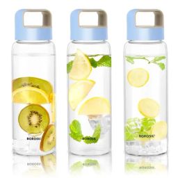 borosil ?Borosil Water Bottle For Hot & Cold Water Set of 3 (Transparent, ?750 ml)-picture-36