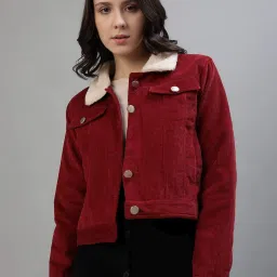 Iconic Red Regular Fit Jacket image 4