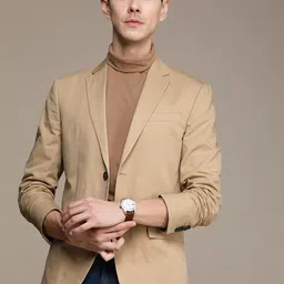 Calvin Klein Jeans Men Khaki Tailored Jacket-picture-25