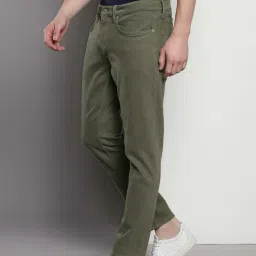 Tommy Hilfiger Avalon Green Cotton Slim Fit Jeans image 4
