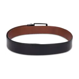 Byford by Pantaloons Black Leather Formal Belt image 4