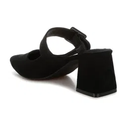 London Rag Women's Black Mule Shoes image 4