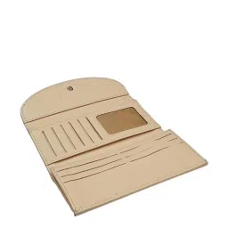 Caprese Hilda Beige Faux Leather Animal Effect Wallet image 4