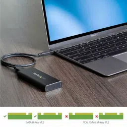 StarTech.com M.2 SATA Hard Drive Enclosure USB 3.1, SM21BMU31C3 image 4
