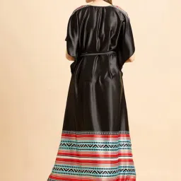 Sweet Dreams Black Printed Kaftan image 2