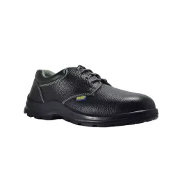 ECOSAFE Steel Toe Safety Shoes DERBY BI Low Ankle PU Sole Single Density Black Size UK 7, 100004-picture-23