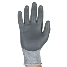 Tornado Argent Grey Yarn Cut Resistant Cut Resistant Gloves Size 10 Polyurethane Coating, TAR25-10 image 2
