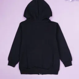 Kiddopanti Girls Maroon & Navy Printed Sweatshirt - Pack of 2 image 4