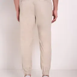 7 Alt By Pantaloons Beige Cotton Slim Fit Joggers image 2