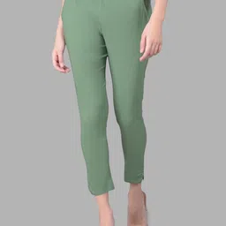 Comfort Lady Women Solid Mid-Rise Casual Regular Trouser-image-74