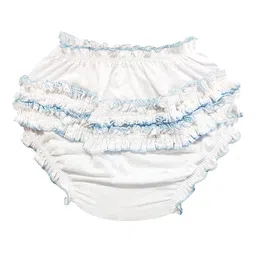 Fancy Walas Infant Girls Pack Of 3 Cotton Basic Briefs FW330_White_XL_PK03 image 3