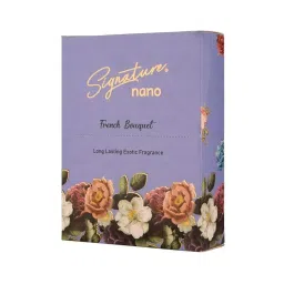 Signature Nano Air Freshener Sachet French Bouquet Hanging Mount Type 10 g Packet Powder Form for Rooms, Cars & Bathrooms, FG001032 (Pack of 12 Pcs) image 3