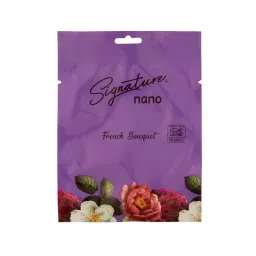 Signature Nano Air Freshener Sachet French Bouquet Hanging Mount Type 10 g Packet Powder Form for Rooms, Cars & Bathrooms, FG001032 (Pack of 12 Pcs) image 4