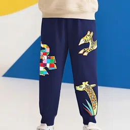 INCLUD Boys Embroidered Mid-Rise Regular Fit Trousers-picture-34