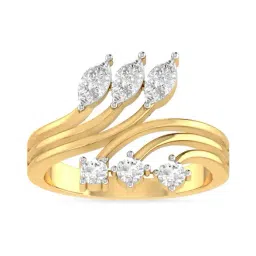 PC Jeweller The Bernadine 22 kt Gold Ring-image-93