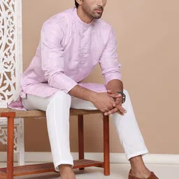 Anouk Men Floral Printed Floral Kurta image 5