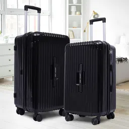 MINI WESST Textured Hard-Sided The Trunk Carry On Cabin Trolley Bag image 4