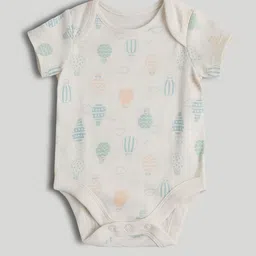 mothercare Pack Of 5 Kids Printed Short Sleeve Cotton Bodysuits-picture-28