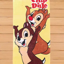 Babyhug Disney  Chip'n Dale Digital Printed Towel L 76.2 X B 101.6 cm - Pink image 2