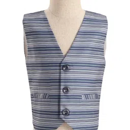 Mark & Mia Full Sleeves 4 Piece Party Suit with Blazer & Bow Detailing - Black image 3