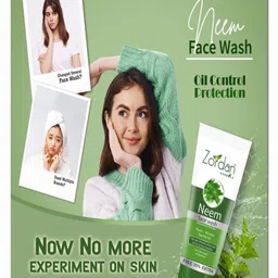 ZORDAN Set Of 6 Herbals Neem Face Wash - 60 ml Each image 3