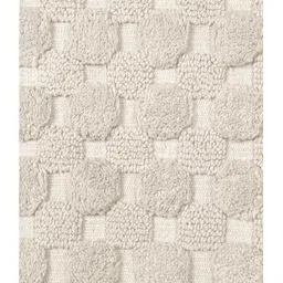 saral home Saralhome Yano Cotton Antiskid Mat & Runner 2pc set Ivory. 45cm x 65cm, 45cm x 100cm image 4