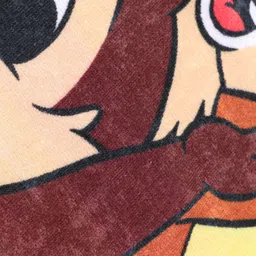 Babyhug Disney  Chip'n Dale Digital Printed Towel L 76.2 X B 101.6 cm - Pink image 4