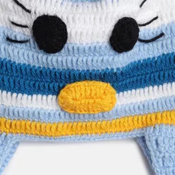 MayRa Knits Hand Knitted Crochet Set Of 2 Tweety Cap -Yellow,Blue image 5