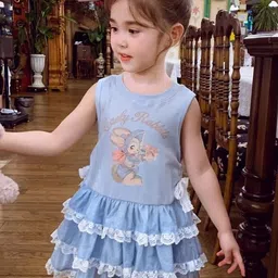 LULU & SKY Print Fit & Flare Dress image 5