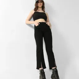 Only Black Blended Regular Fit High Rise Jeans image 4