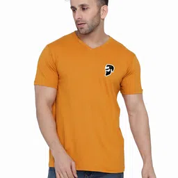 BEYOU FASHION V-Neck Slim Fit T-shirt-image-70