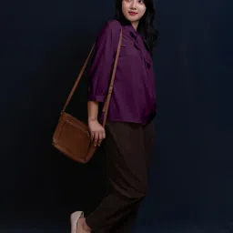 Zink London Purple Regular Fit Top image 4