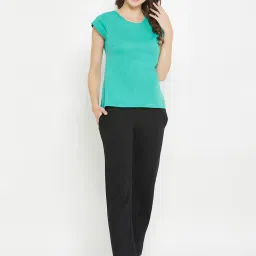 Clovia Green T-Shirt image 4