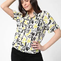 Vero Moda White Printed Shirt-picture-34