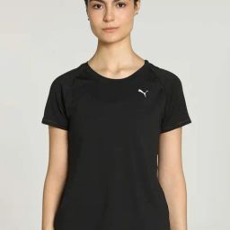 Puma Black Logo Print Sports T-Shirt-picture-49