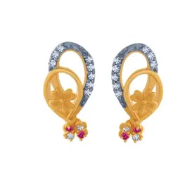 P.C. Chandra Jewellers 14k Gold Earrings for Women-picture-101