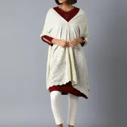 W Beige Plain Placket-image-92