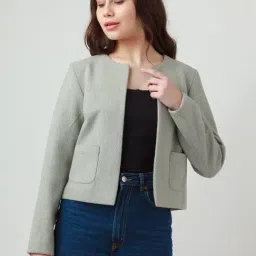 Zink London Green Regular Fit Jacket-picture-31