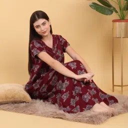 Sweet Dreams Women Printed Night Dress image 4