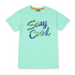 Gini & Jony Kids Blue Cotton Printed T-Shirt-picture-29
