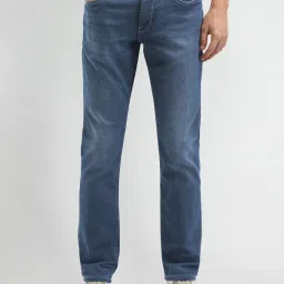 Arrow Sport Blue Cotton Slim Fit Jeans image 4