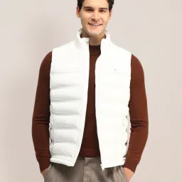 u.s. polo assn. U.S.Polo Association White Regular Fit Quilted Jacket image 4