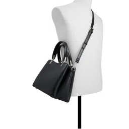 Call It Spring Black Solid Handbag image 4